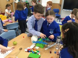 Mrs Curran’s class explore length and weight.