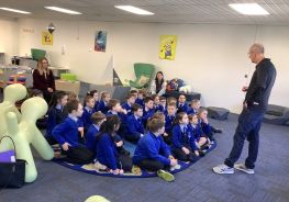 P4 Mrs Cribbin’s class visit Newry Library.