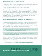 Important PSNI Information on E-Scooters