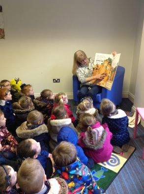 P1 Visit Newry Library