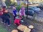Planting in St. Francis Garden Primary 2