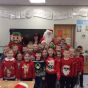 Santa and his elves visit Primary 4 